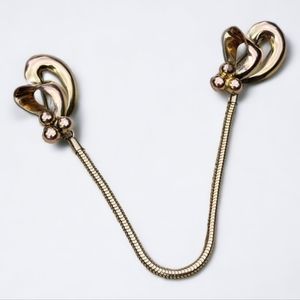 Antique 12k GF chatelaine brooch